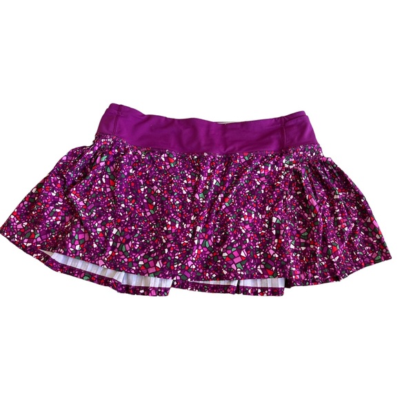 Lululemon Time To Shine Skirt in Paradise Camo Multi / Regal Plum 8 - Picture 9 of 11